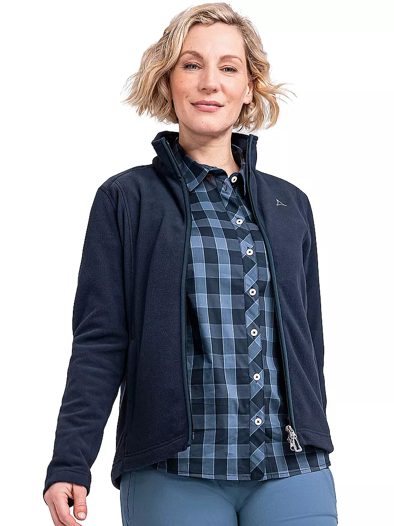 SCHÖFFEL | Damen Fleecejacke Leona3 | dunkelblau