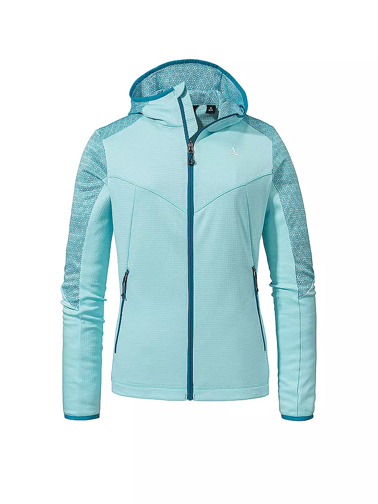 SCHÖFFEL | Damen Fleecejacke Svardalen Hoodie L | hellblau