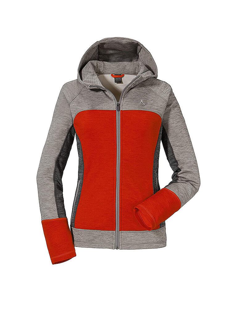 SCHÖFFEL | Damen Fleecejacke Trentino Hoody | rot