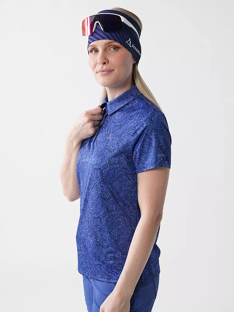 SCHÖFFEL | Damen Funktionspolo Style Trodra | blau