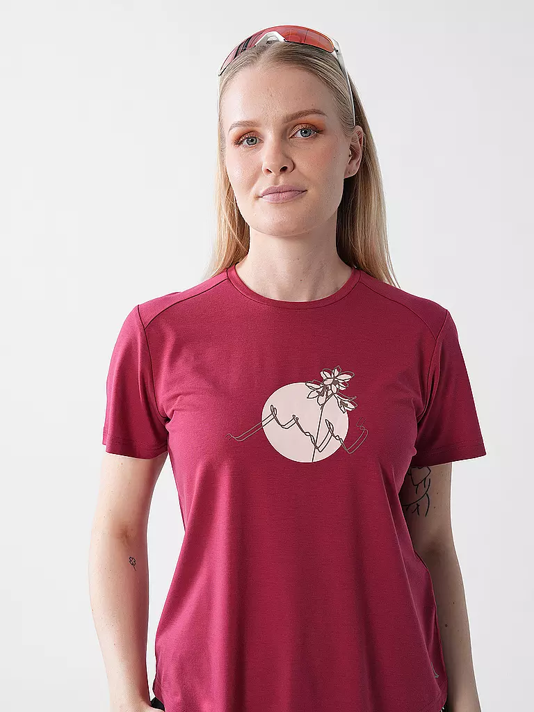 SCHÖFFEL | Damen Funktionsshirt Haberspitz L | dunkelrot