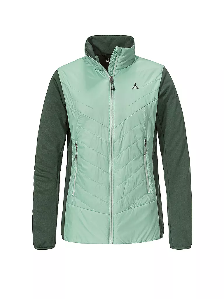 SCHÖFFEL | Damen Hybridjacke Cascata PL Hoodie | mint