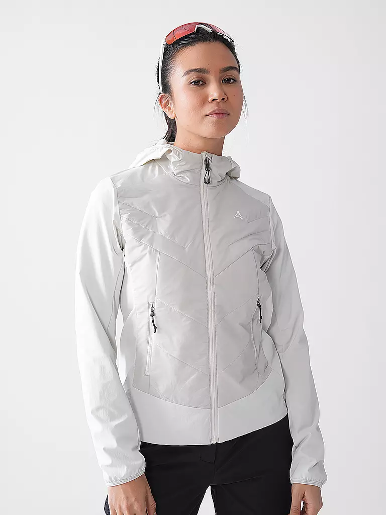 SCHÖFFEL | Damen Hybridjacke Style Blaueis Hoodie | creme