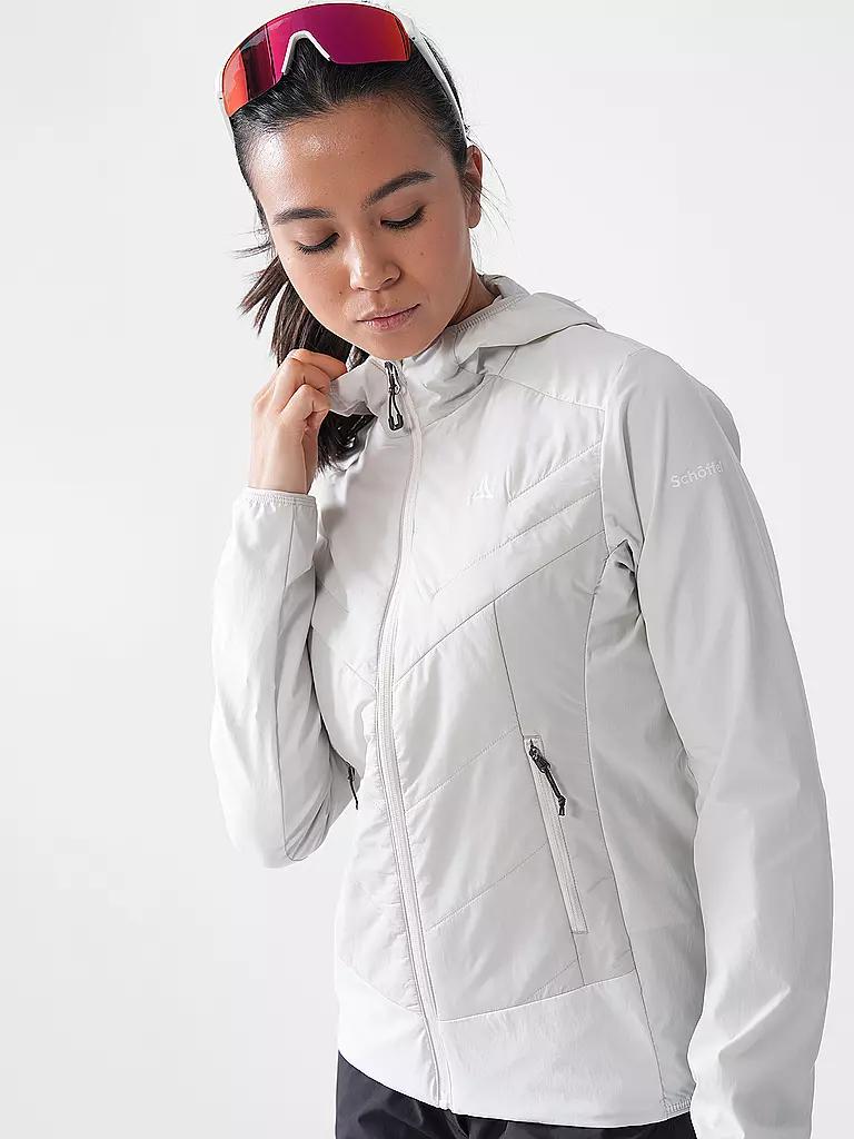 SCHÖFFEL | Damen Hybridjacke Style Blaueis Hoodie | creme