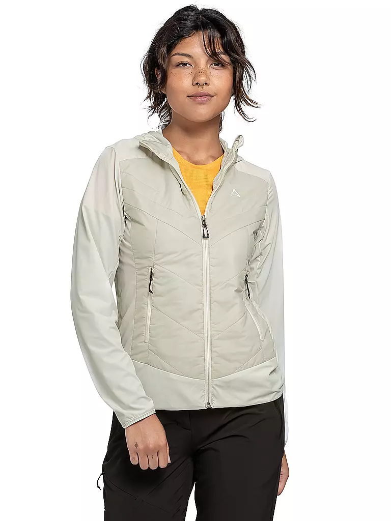 SCHÖFFEL | Damen Hybridjacke Style Blaueis Hoodie | creme
