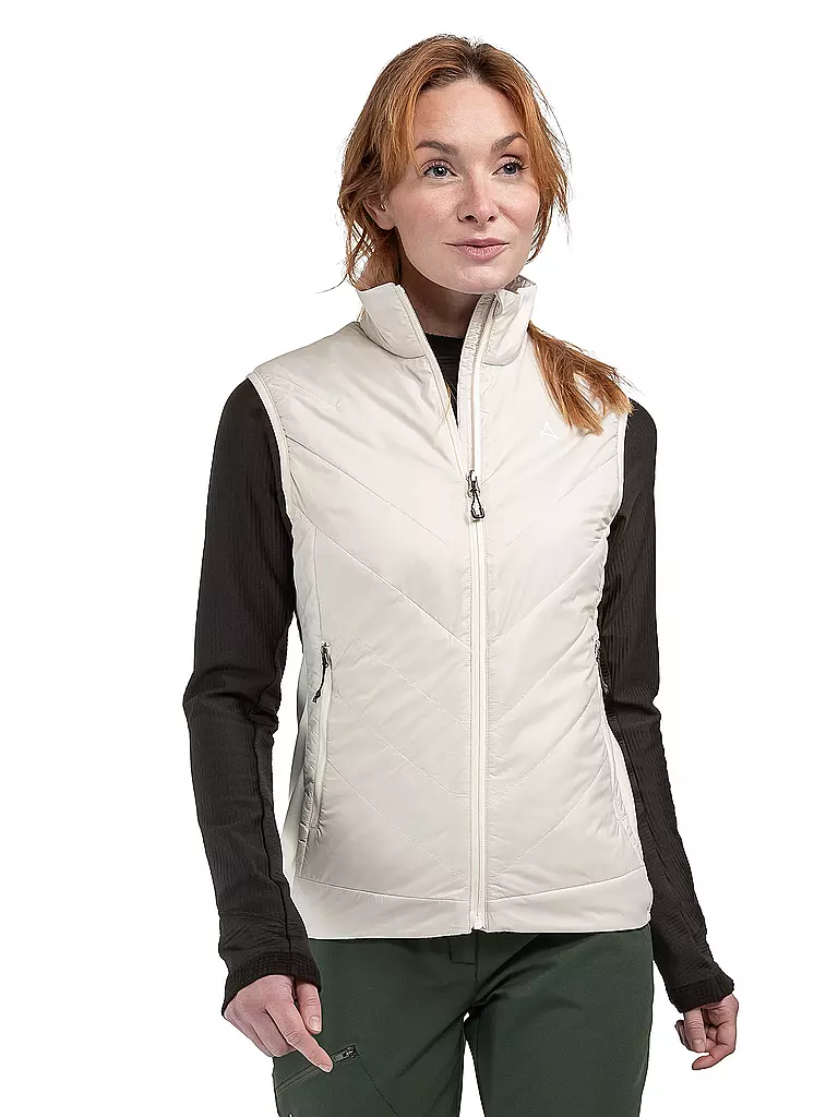 SCHÖFFEL | Damen Hybridweste Cascata | weiss