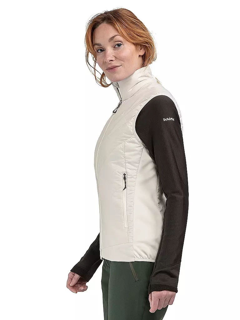 SCHÖFFEL | Damen Hybridweste Cascata | weiss