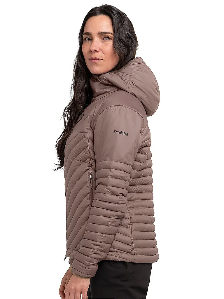 SCHÖFFEL | Damen Isojacke Cascata Down Hoodie | camel
