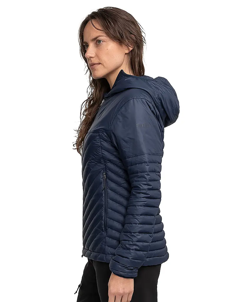 SCHÖFFEL | Damen Isojacke Cascata Down Hoodie | dunkelblau