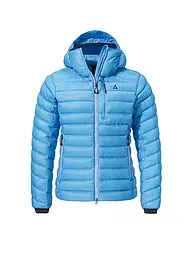 SCHÖFFEL | Damen Isojacke Silvretta Down Hoodie | hellblau