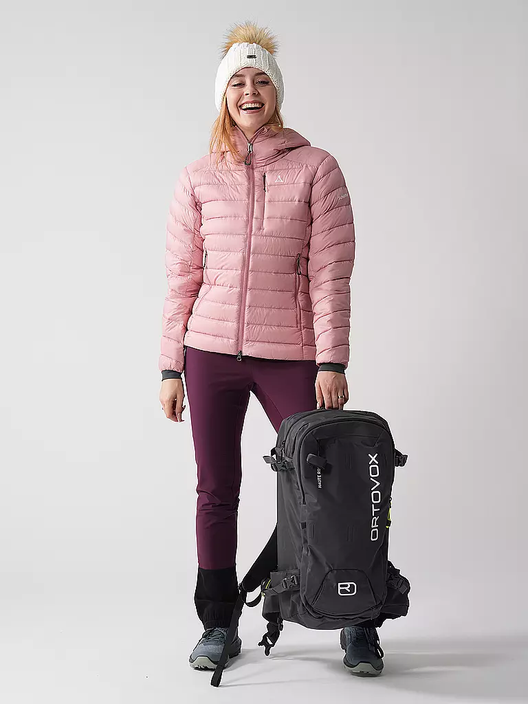 SCHÖFFEL | Damen Isojacke Silvretta Down Hoodie | rosa