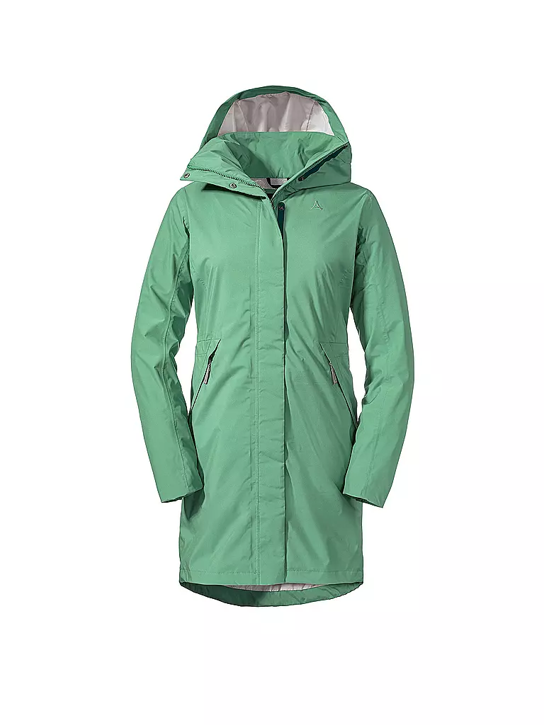 SCHÖFFEL | Damen Parka Sardegna L | hellgrün