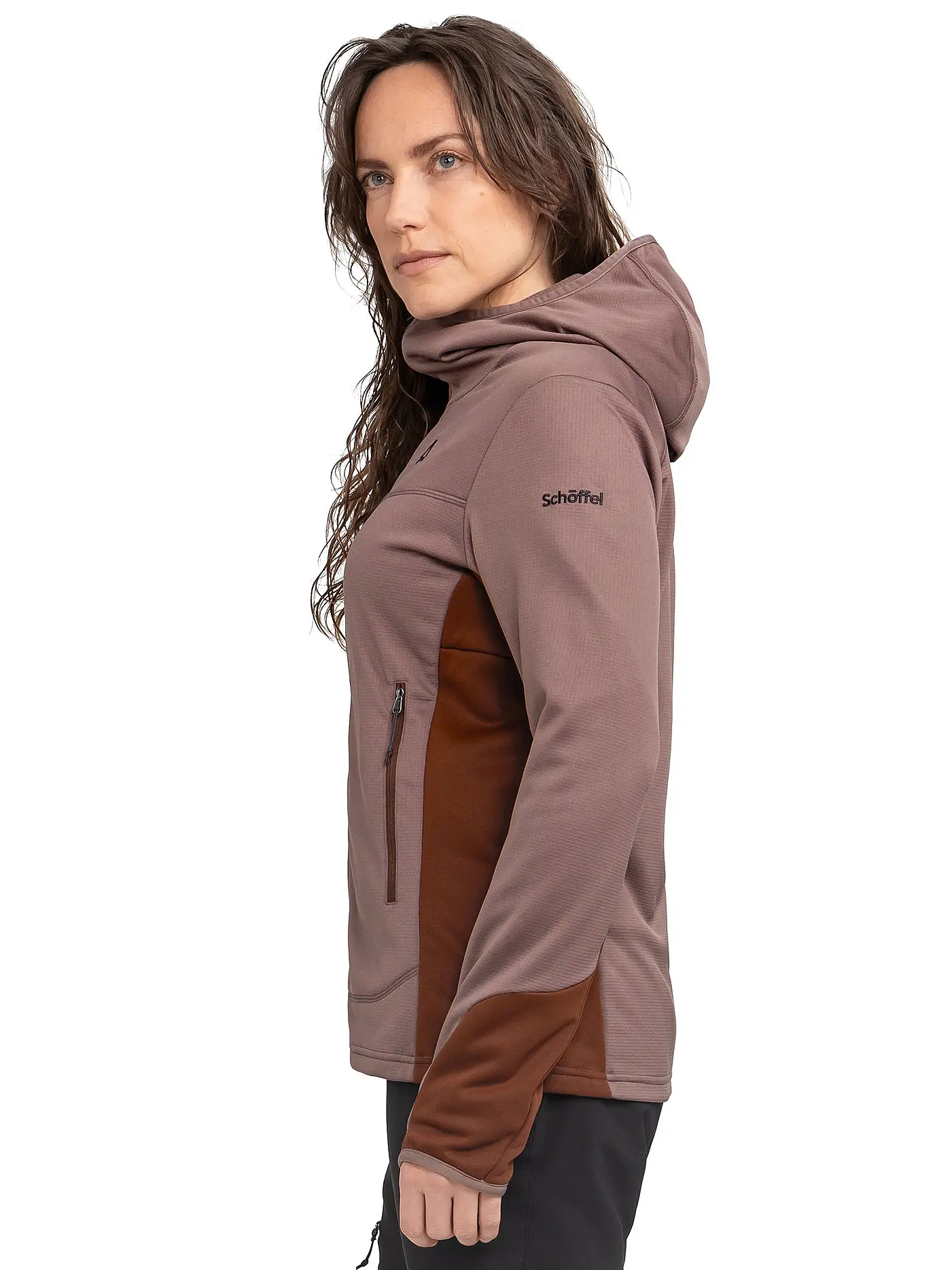 SCHÖFFEL | Damen Touren Fleecejacke Milagle Hoodie | kupfer