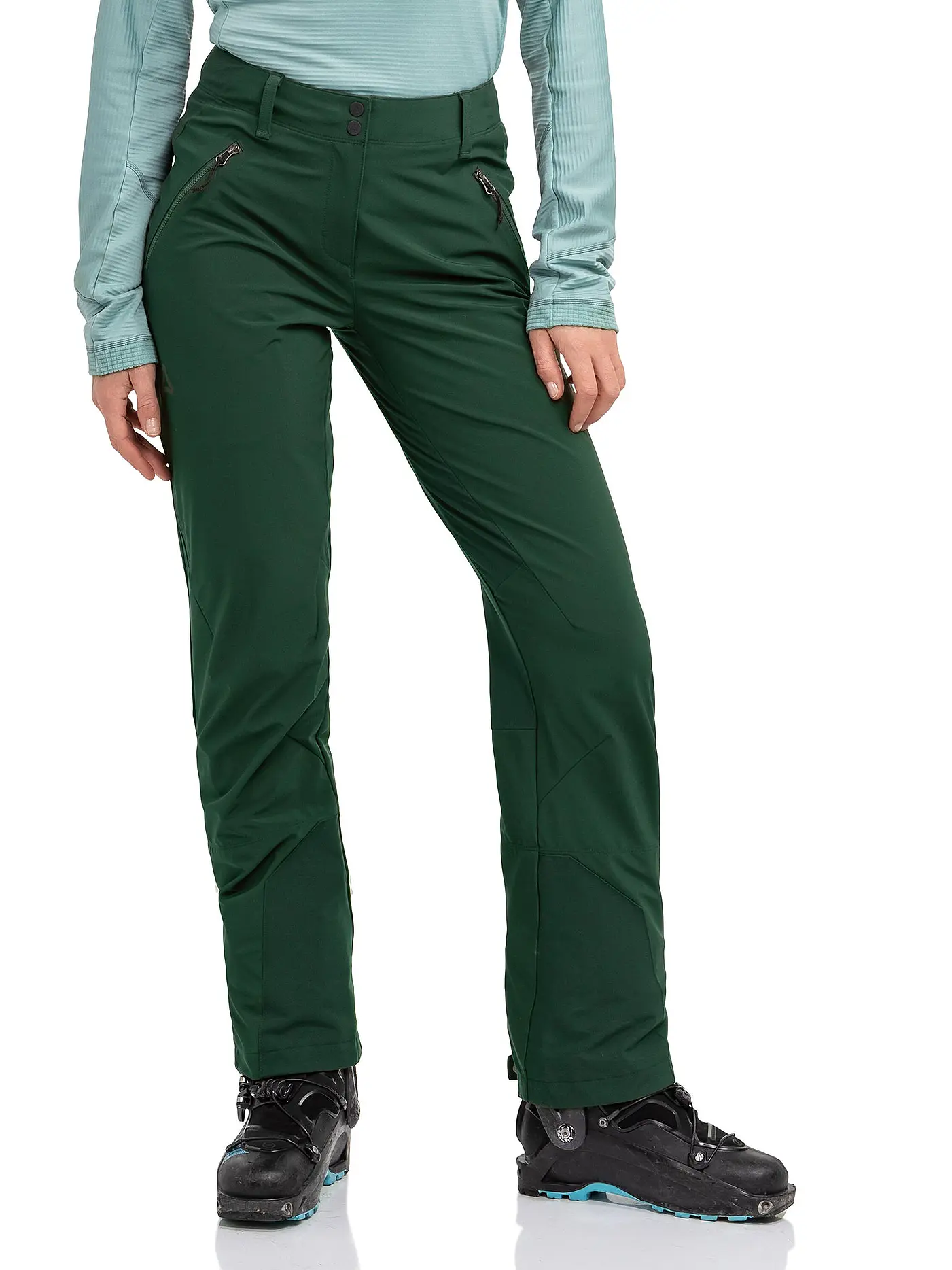 SCHÖFFEL | Damen Touren Softshellhose Milagle | dunkelgrün