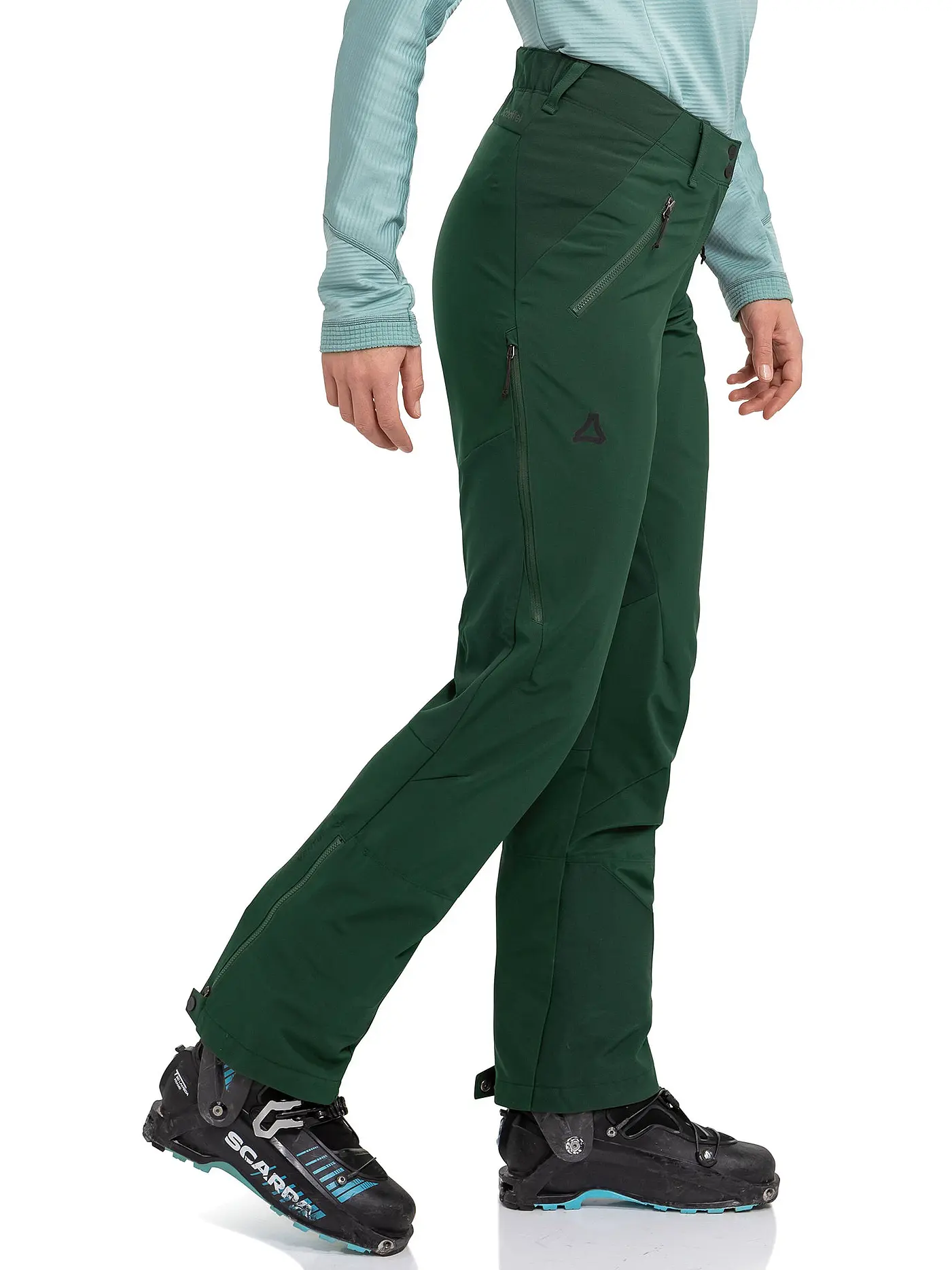 SCHÖFFEL | Damen Touren Softshellhose Milagle | dunkelgrün