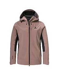 SCHÖFFEL | Damen Touren Softshelljacke Milagle Hoodie | hellbraun