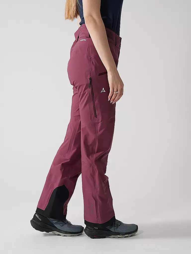 SCHÖFFEL | Damen Tourenhose Pizac 3L | beere