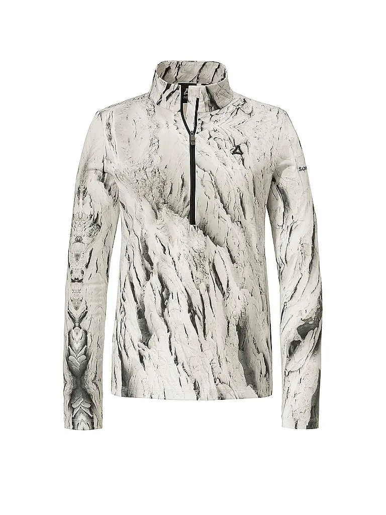 SCHÖFFEL | Damen Unterzieh Zipshirt Schöffel x Tom Hegen | weiss