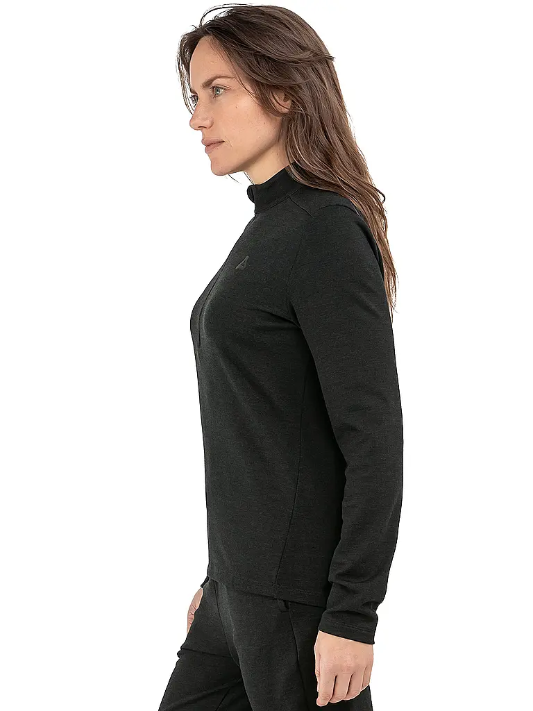 SCHÖFFEL | Damen Unterzieh Zipshirt Style Canyfer | schwarz