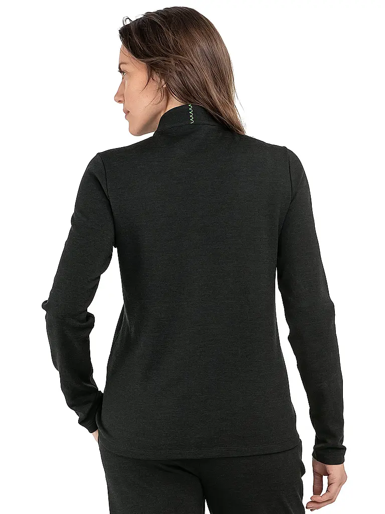 SCHÖFFEL | Damen Unterzieh Zipshirt Style Canyfer | schwarz