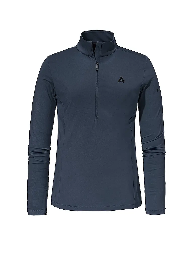 SCHÖFFEL | Damen Unterzieh Zipshirt Style Pine | dunkelblau