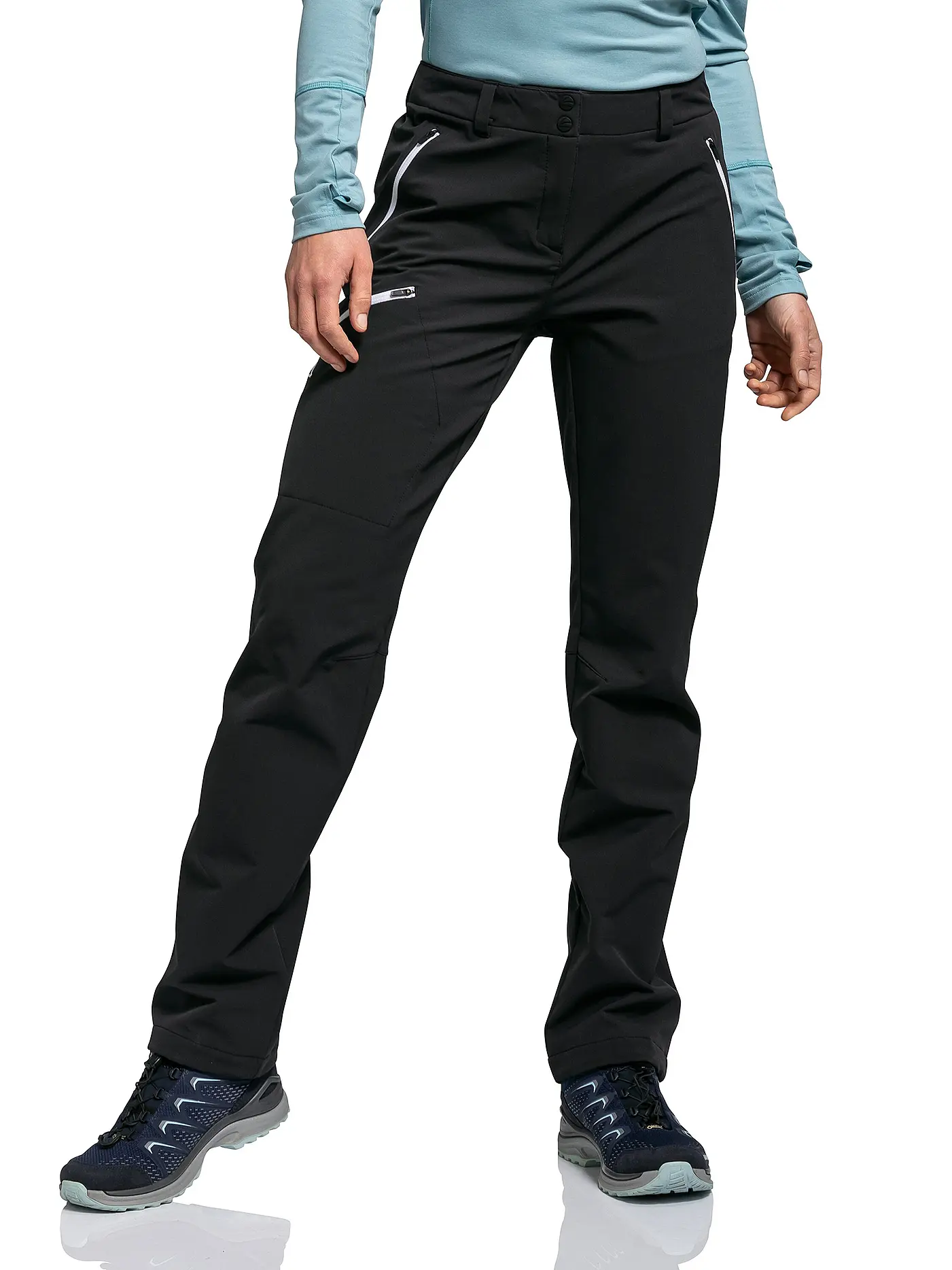 SCHÖFFEL | Damen Wanderhose Ascona Warm L | schwarz