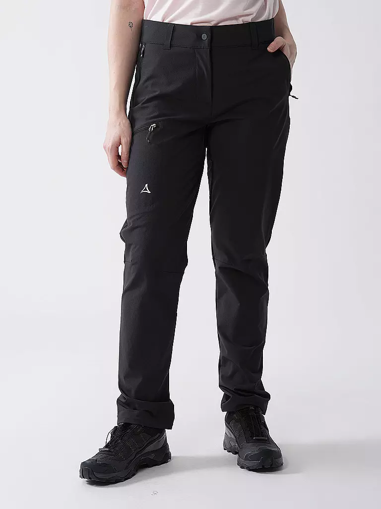 SCHÖFFEL | Damen Wanderhose Blaueis | schwarz