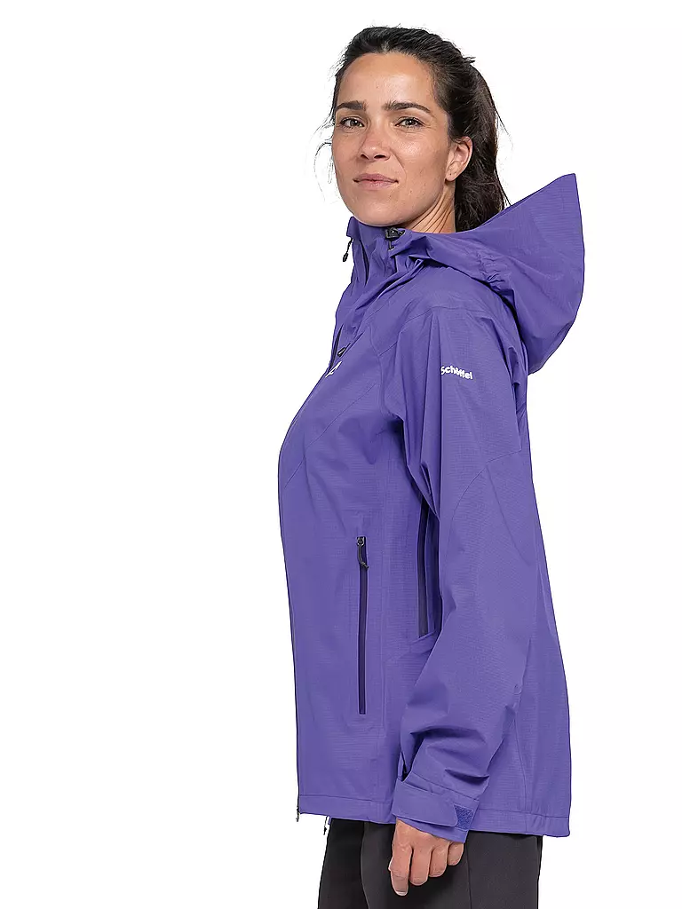 SCHÖFFEL | Damen Wanderjacke Mountain Style Blaueis 3L | lila
