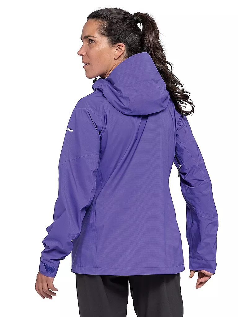 SCHÖFFEL | Damen Wanderjacke Mountain Style Blaueis 3L | lila
