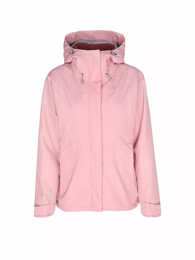 SCHÖFFEL | Damen Wanderjacke Okere 2L 3in1 Hoodie | rosa