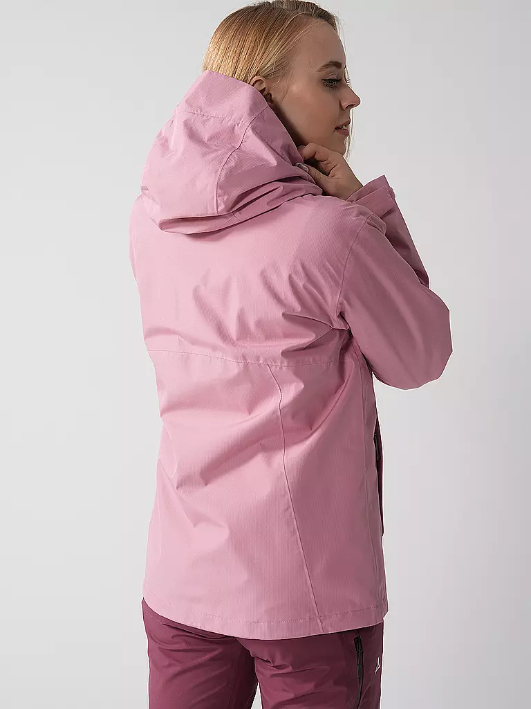 SCHÖFFEL | Damen Wanderjacke Okere 2L 3in1 Hoodie | rosa