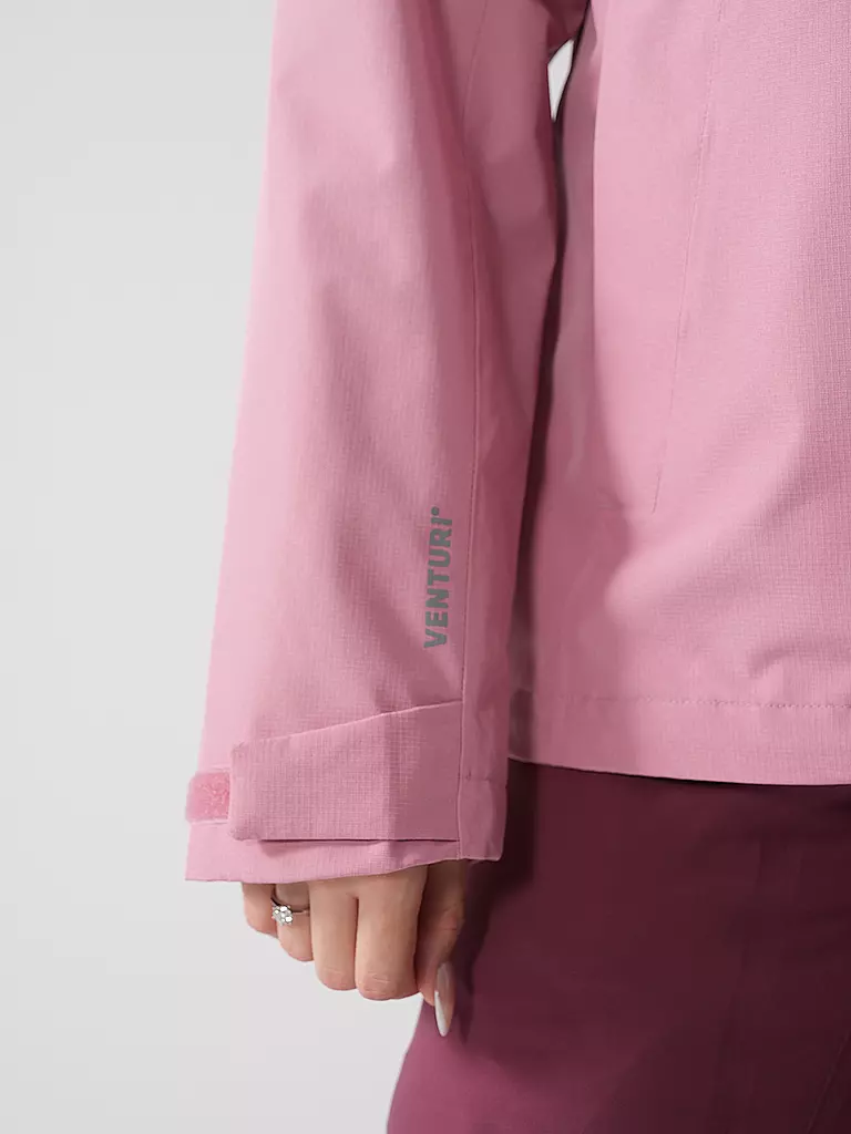 SCHÖFFEL | Damen Wanderjacke Okere 2L 3in1 Hoodie | rosa