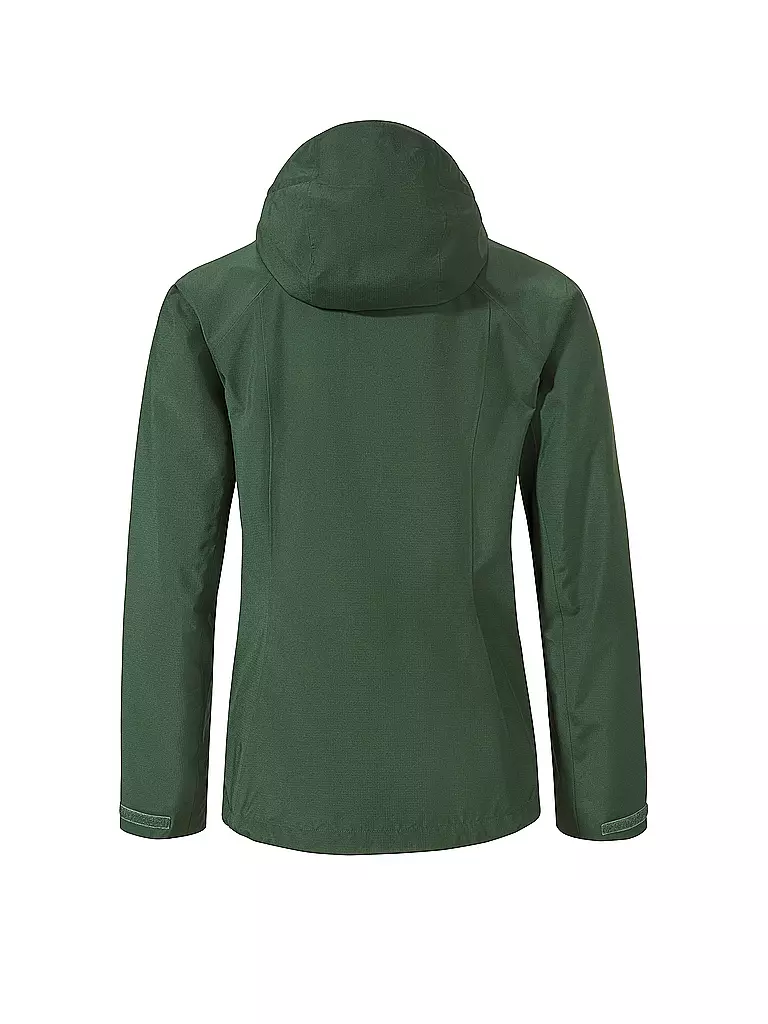 SCHÖFFEL | Damen Wanderjacke Yew 2L ZipIn Hoodie | dunkelgrün