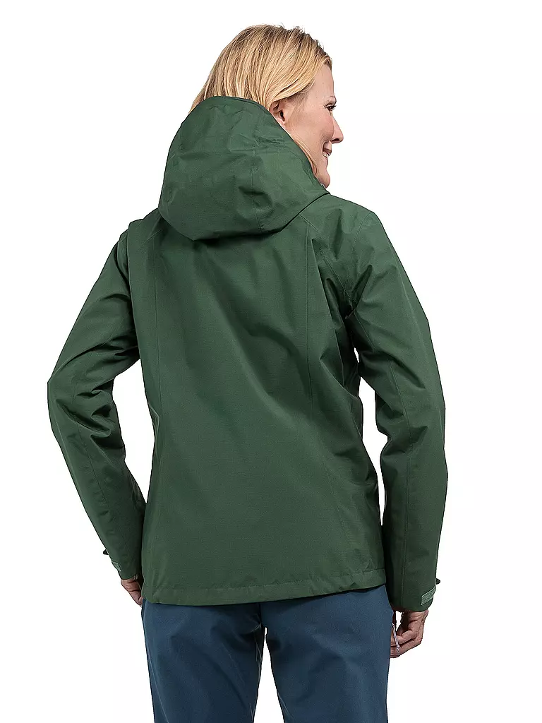 SCHÖFFEL | Damen Wanderjacke Yew 2L ZipIn Hoodie | dunkelgrün