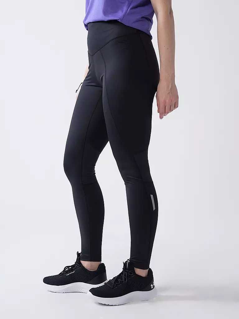 SCHÖFFEL | Damen Wandertight Blaueis Long | schwarz