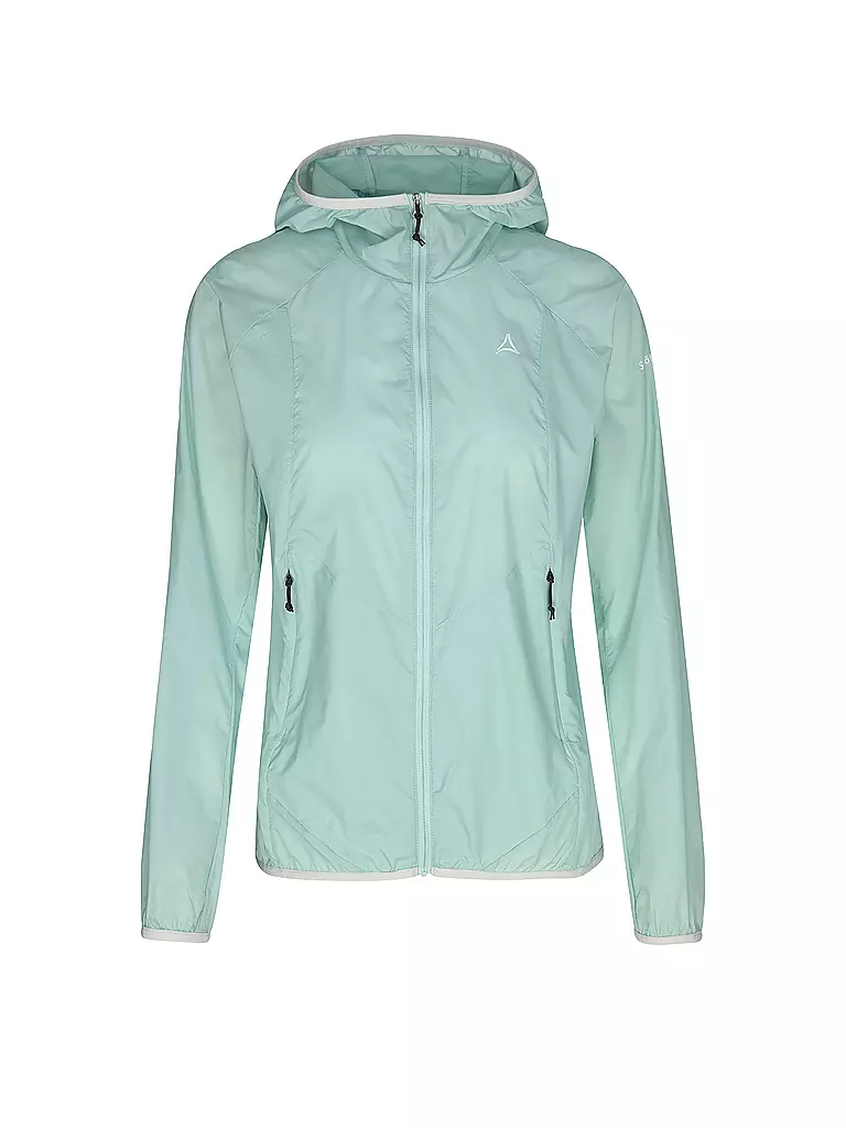 SCHÖFFEL | Damen Windjacke Wutach Hoodie | mint