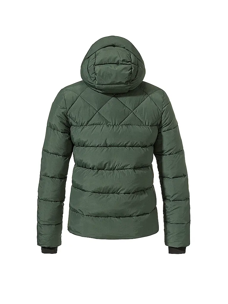 SCHÖFFEL | Damen Winter Isojacke Boston Hoodie | dunkelgrün