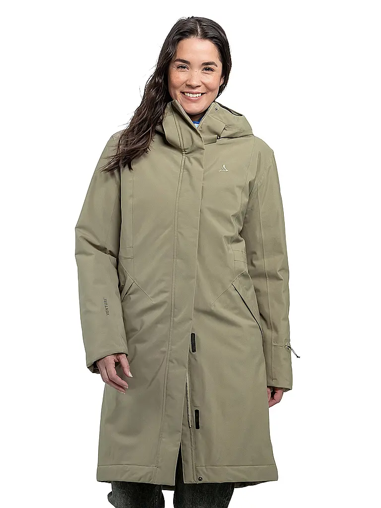 SCHÖFFEL | Damen Wintermantel Style Gregale Hoodie | 