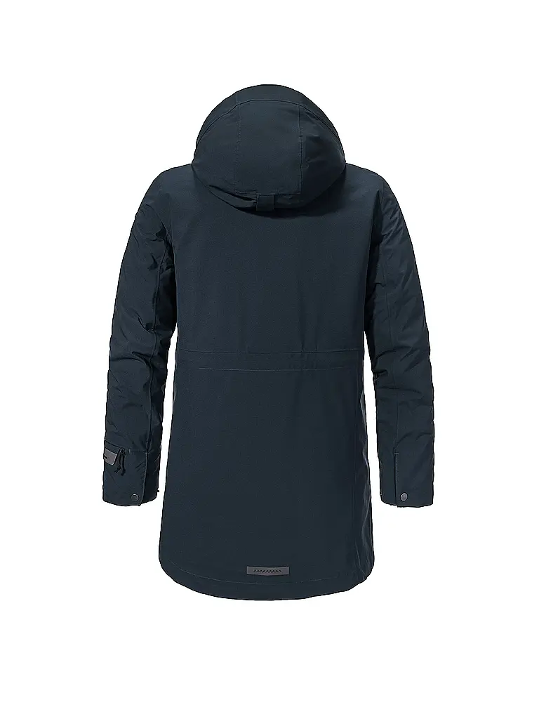 SCHÖFFEL | Damen Winterparka 3in1 Style Borkol Hoodie | dunkelblau