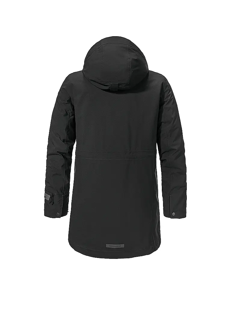 SCHÖFFEL | Damen Winterparka 3in1 Style Borkol Hoodie | schwarz