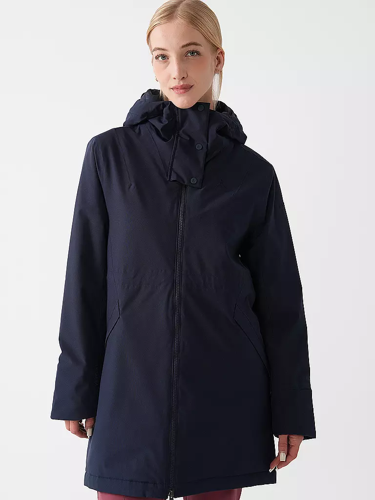 SCHÖFFEL | Damen Winterparka Crivat 2L Hoodie | dunkelblau
