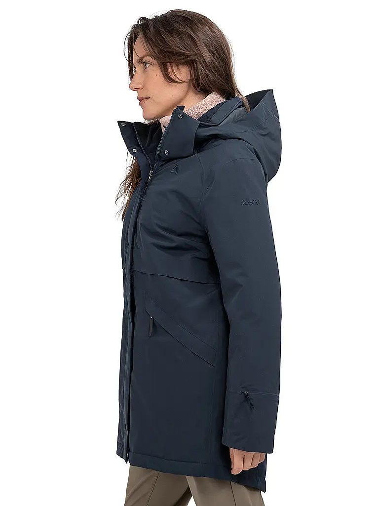 SCHÖFFEL | Damen Winterparka Malkay Hoodie | dunkelblau