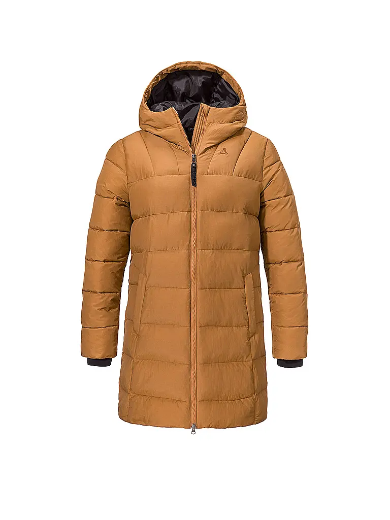 SCHÖFFEL | Damen Winterparka Style Boslix Hoodie | senf