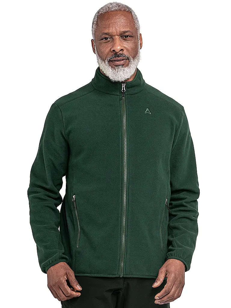 SCHÖFFEL | Herren Fleecejacke Ash | Dunkelgrün