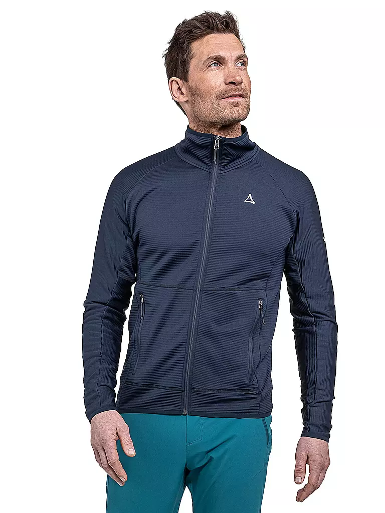 SCHÖFFEL | Herren Fleecejacke Cascata | dunkelblau
