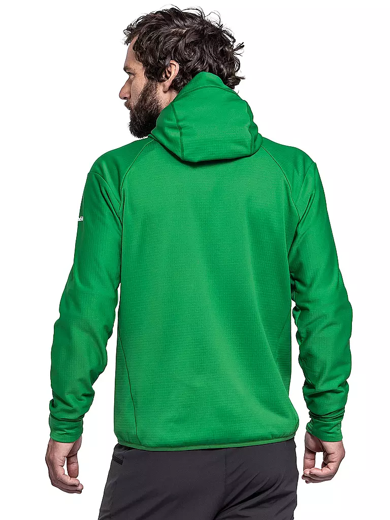 SCHÖFFEL | Herren Fleecejacke Style Blaueis Hoodie | grün