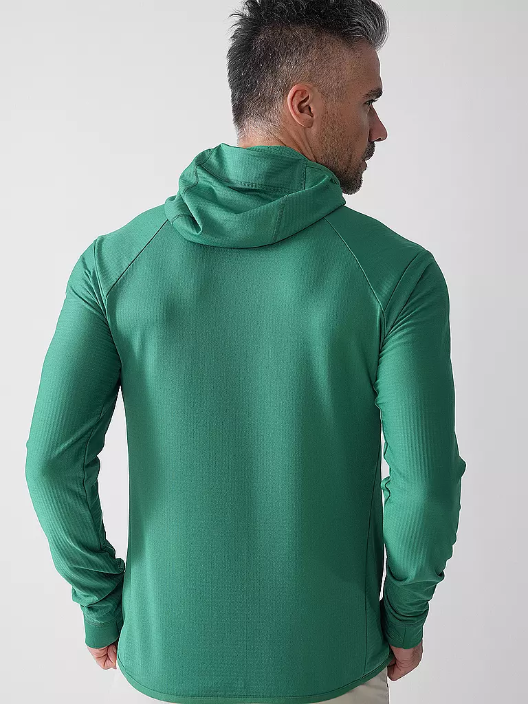 SCHÖFFEL | Herren Fleecejacke Style Blaueis Hoodie | grün