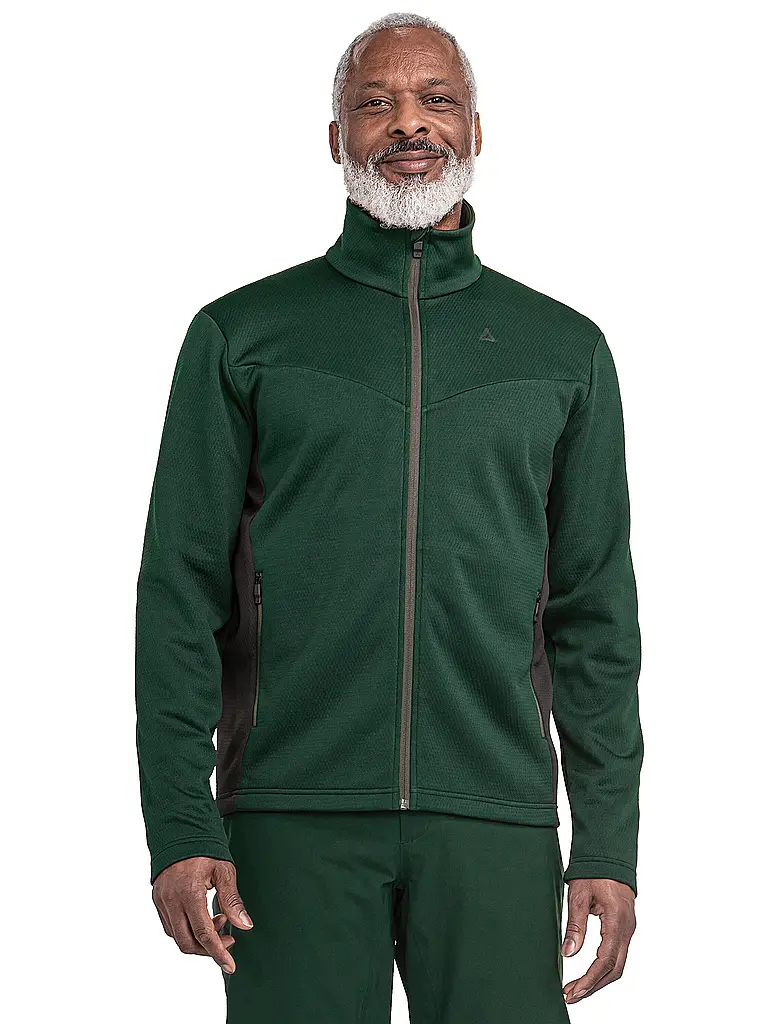 SCHÖFFEL | Herren Fleecejacke Style Pine | dunkelgrün