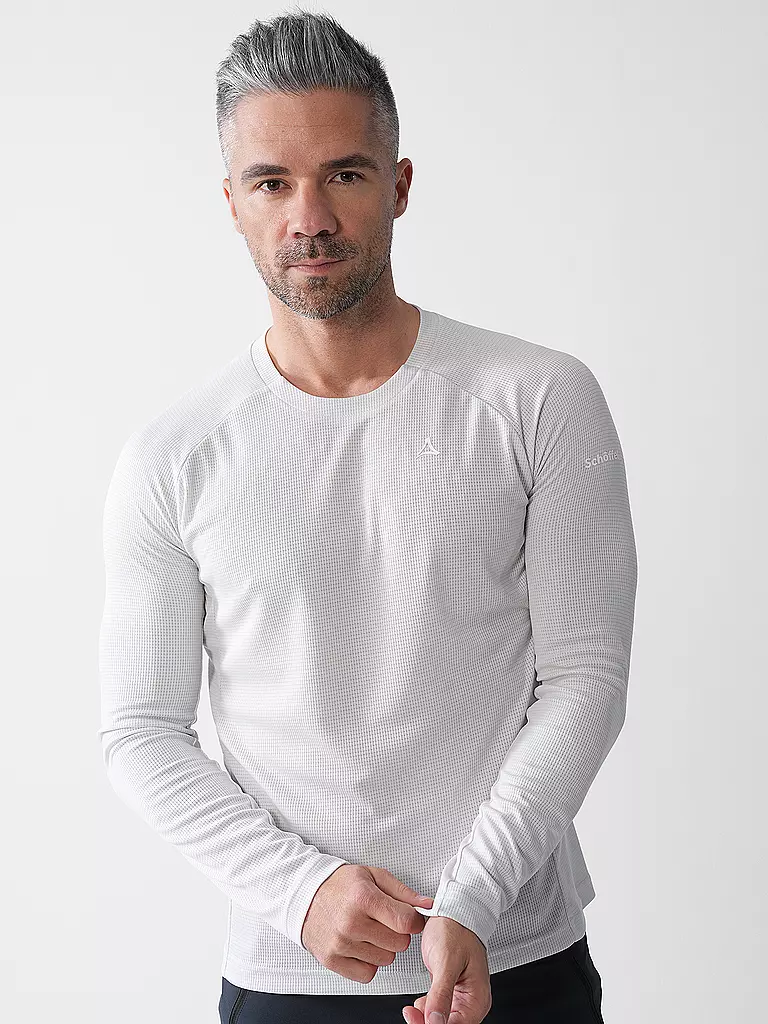 SCHÖFFEL | Herren Funktionsshirt Style Blaueis | weiss