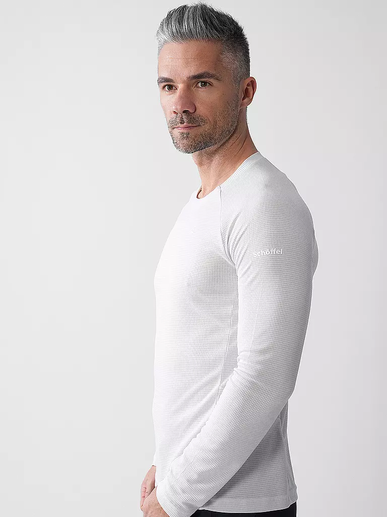 SCHÖFFEL | Herren Funktionsshirt Style Blaueis | weiss